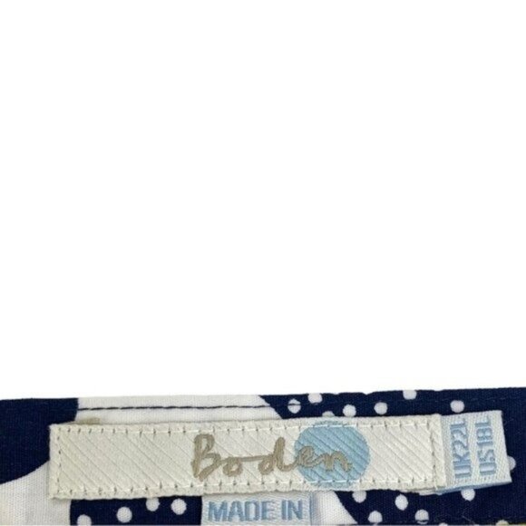 Boden Blue Spade Geometric Pencil Skirt - Picture 5 of 6